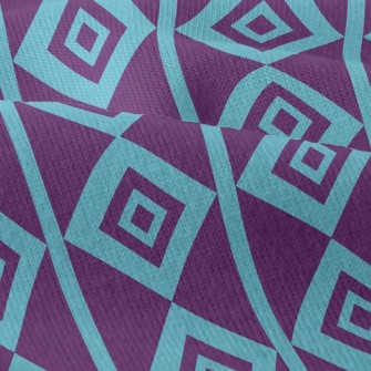 Psychedelic Purple Rhombus Modern Jersey