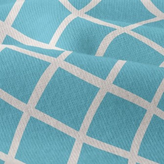 White Line Cross Grid Modern Jersey