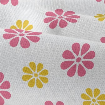 Two-Color Sweet Small Floral Modern Jersey