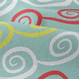 Tricolor Cirrus Clouds Modern Jersey