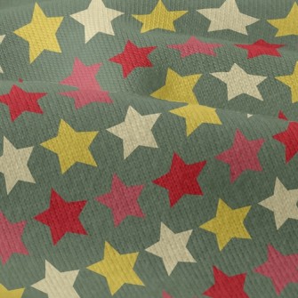 Christmas Color Stars Modern Jersey