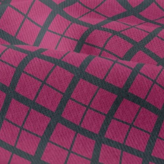 Mesh Staggered Rhombus Modern Jersey