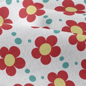 Vibrant Little Flower Modern Jersey