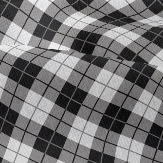 Black And White Gray Line Squa Modern Jersey
