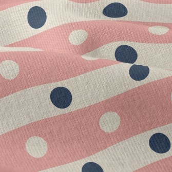 Polka Dot Horizontal Stripes Modern Jersey