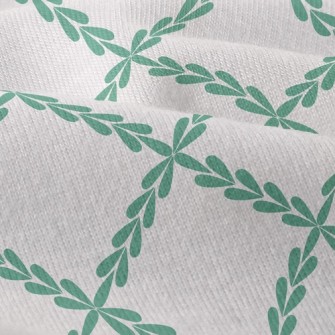 Grid Of Leaves Modern Jersey