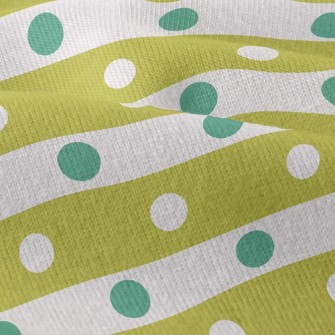 Polka Dot Horizontal Stripes Modern Jersey
