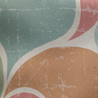 Vintage Abstract Illustration Jersey Backed Fleece