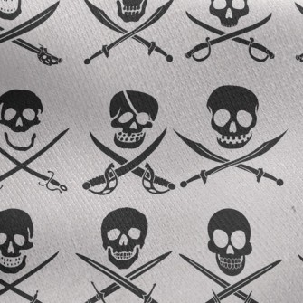 Samurai Skeleton Jersey Backed Fleece