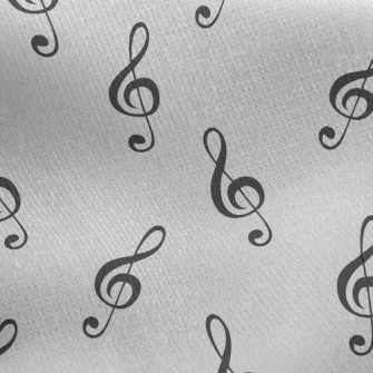 Plain Notes Jersey Backed Fleece