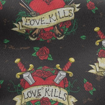 Cruel Love Jersey Backed Fleece