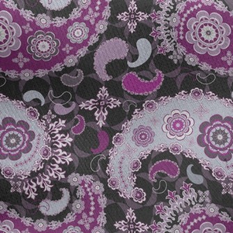 Purple Totem Jersey Backed Fleece