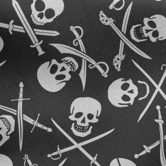 Dual Sword Skeleton Jersey Backed Fleece
