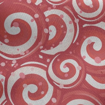Red Spin Jersey Backed Fleece