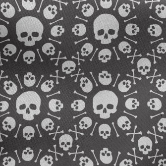 Radial Skull Jersey Backed Fleece