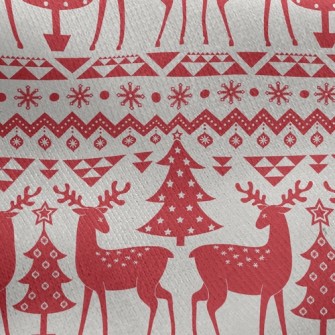 Christmas Totem Jersey Backed Fleece