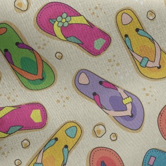 Fancy Beach Shoes Jersey Backed Fleece