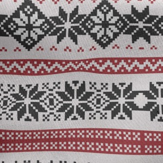 Snowflake Totem Jersey Backed Fleece