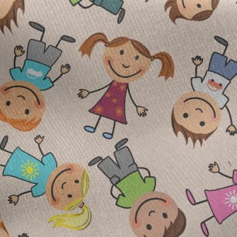Lively Little Child Jersey Backed Fleece