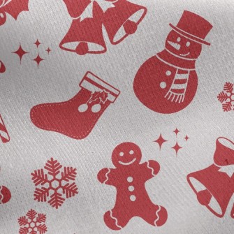 Celebrate Christmas Jersey Backed Fleece