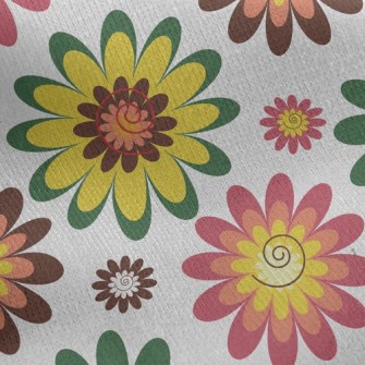 Bright Sunflower Jersey Backed Fleece