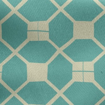 Large And Small Grid Connectio Jersey Backed Fleece