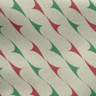Waving Small Flags Jersey Backed Fleece