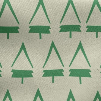 Simple Christmas Tree Jersey Backed Fleece