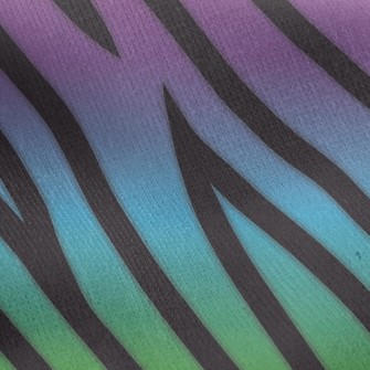 Rainbow Texture Jersey Backed Fleece