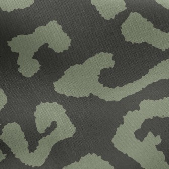 Irregular Animal Pattern Jersey Backed Fleece