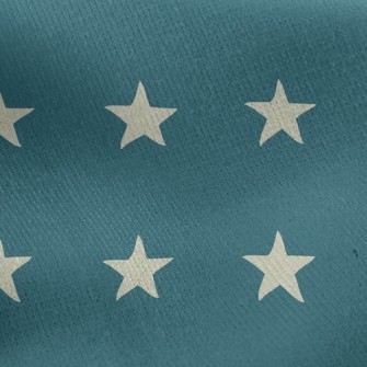 Simple Little Star Jersey Backed Fleece