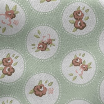 Rose Ball Jersey Backed Fleece