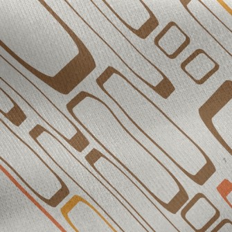 Gradient Beveled Square Jersey Backed Fleece