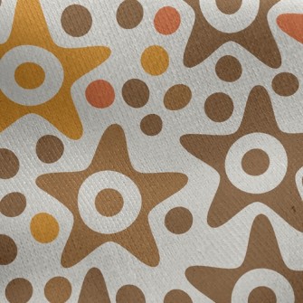 Intensive Dots Of Stars Jersey Backed Fleece