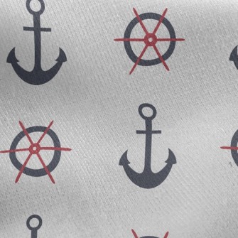 Petite Navy Logo Jersey Backed Fleece