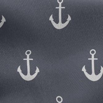 Plain Navy Jersey Backed Fleece