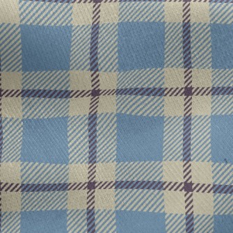 Clean And Tidy Plaid Jersey Backed Fleece