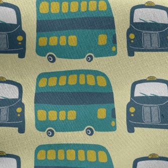 Bus Taxi Jersey Backed Fleece