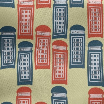 British Wind Phone Booth Jersey Backed Fleece