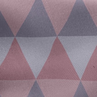 Asymmetric Color Triangle Jersey Backed Fleece