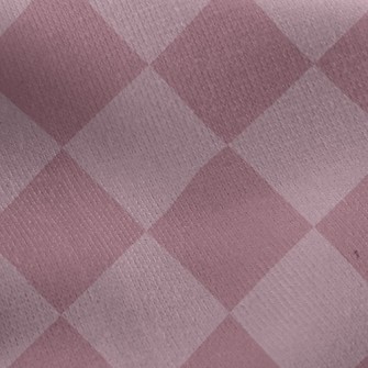 Two-Color Geometric Rhombus Jersey Backed Fleece