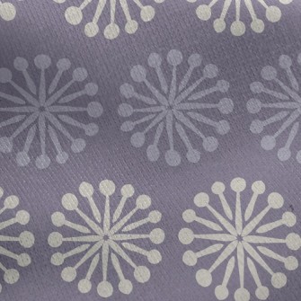 Psychedelic Brilliant Flowers Jersey Backed Fleece