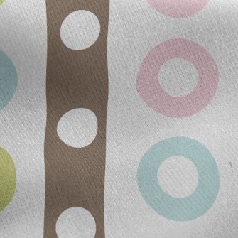 Colorful Dots Jersey Backed Fleece