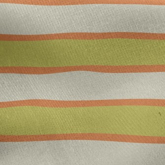 Simple Two-Color Stripes Jersey Backed Fleece