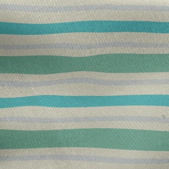 Fresh Earth Color Stripes Jersey Backed Fleece