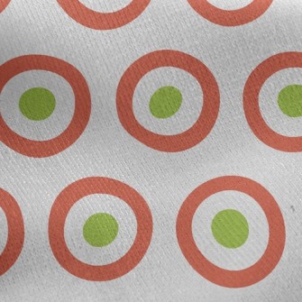 Visual Dot Edge Circle Jersey Backed Fleece