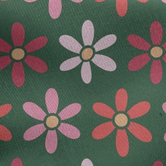 Beautiful Colorful Flowers Jersey Backed Fleece