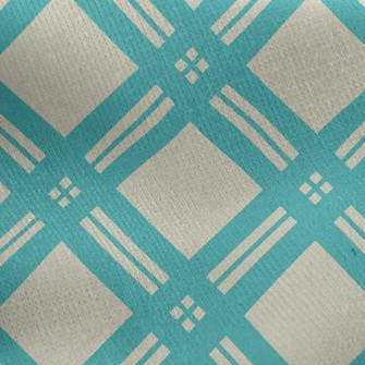 Interlaced Rhombus Jersey Backed Fleece