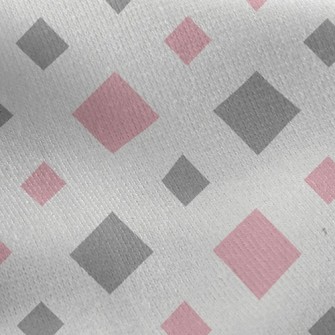 Pink Size Square Jersey Backed Fleece