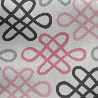 Intersecting Lines Jersey Backed Fleece